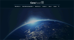 Desktop Screenshot of cerespower.com